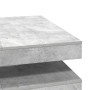Mesa de centro giratoria 360 grados gris hormigón 90x90x34,5 cm en Mesas de centro | Comprar online en Foru.es