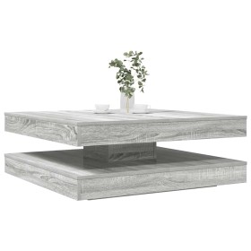 Mesa de centro giratoria 360 grados gris Sonoma 90x90x34,5 cm en Mesas de centro | Comprar online en Foru.es