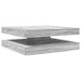 Mesa de centro giratoria 360 grados gris Sonoma 90x90x34,5 cm en Mesas de centro | Comprar online en Foru.es