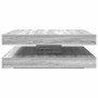Mesa de centro giratoria 360 grados gris Sonoma 90x90x34,5 cm en Mesas de centro | Comprar online en Foru.es