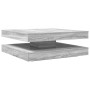 Mesa de centro giratoria 360 grados gris Sonoma 90x90x34,5 cm en Mesas de centro | Comprar online en Foru.es