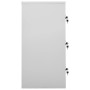 Armarios taquilla 2 uds acero gris claro y azul 90x45x92,5 cm de vidaXL, Taquillas y armarios de almacenamiento - Ref: Foro24...