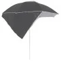 Sombrilla de playa con paredes laterales gris antracita 215 cm de vidaXL, Sombrillas - Ref: Foro24-318839, Precio: 34,75 €, D...