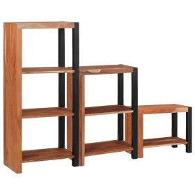 Estante de libros 3 pcs Marrón 50 x 30 x 110 cm en Librerías y estanterías | Comprar online en Foru.es