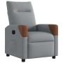 Sillón reclinable eléctrico tela gris claro en Sillones | Comprar online en Foru.es