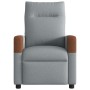 Sillón reclinable eléctrico tela gris claro en Sillones | Comprar online en Foru.es