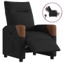 Sillón reclinable eléctrico de tela negro en Sillones | Comprar online en Foru.es