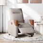 Sillón reclinable eléctrico tela gris taupé en Sillones | Comprar online en Foru.es