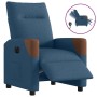 Sillón reclinable eléctrico tela azul en Sillones | Comprar online en Foru.es