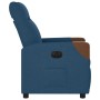 Sillón reclinable eléctrico tela azul en Sillones | Comprar online en Foru.es