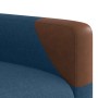Sillón reclinable eléctrico tela azul en Sillones | Comprar online en Foru.es