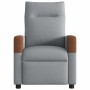 Sillón reclinable de masaje eléctrico tela gris claro en Sillones | Comprar online en Foru.es