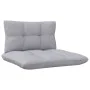 4-seater garden sofa with solid gray pine wood cushions by vidaXL, Outdoor sofas - Ref: Foro24-3096123, Price: 296,92 €, Disc...