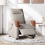 Sillón reclinable de masaje eléctrico tela gris taupe en Sillones | Comprar online en Foru.es