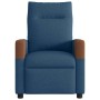 Sillón reclinable de masaje eléctrico tela azul en Sillones | Comprar online en Foru.es