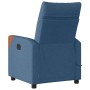 Sillón reclinable de masaje eléctrico tela azul en Sillones | Comprar online en Foru.es