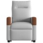 Sillón reclinable elevable de tela gris nube en Sillones | Comprar online en Foru.es