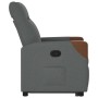 Sillón reclinable elevable de tela gris oscuro en Sillones | Comprar online en Foru.es