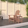 Silla de jardín Adirondack con mesa HDPE marrón de vidaXL, Sillas de jardín - Ref: Foro24-3095702, Precio: 186,65 €, Descuent...