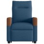 Sillón reclinable elevable tela azul en Sillones | Comprar online en Foru.es