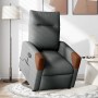 Silla de masaje reclinable de pie de tela gris oscuro en Sillones | Comprar online en Foru.es