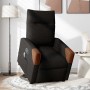 Sillón reclinable de masaje elevable tela negro en Sillones | Comprar online en Foru.es