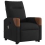 Sillón reclinable de masaje elevable tela negro en Sillones | Comprar online en Foru.es