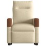 Silla de masaje reclinable de pie de tela color crema en Sillones | Comprar online en Foru.es