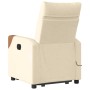 Silla de masaje reclinable de pie de tela color crema en Sillones | Comprar online en Foru.es