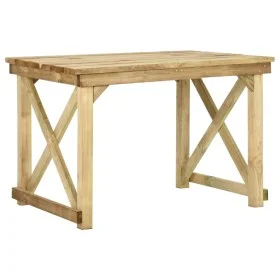 Mesa de jardín de madera de pino impregnada 110x79x75 cm de vidaXL, Mesas de jardín - Ref: Foro24-318411, Precio: 153,00 €, D...