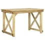Mesa de jardín de madera de pino impregnada 110x79x75 cm de vidaXL, Mesas de jardín - Ref: Foro24-318411, Precio: 153,00 €, D...