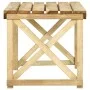 Mesa de jardín de madera de pino impregnada 110x79x75 cm de vidaXL, Mesas de jardín - Ref: Foro24-318411, Precio: 153,00 €, D...