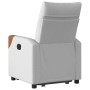 Sillón eléctrico reclinable elevable de tela gris nube en Sillones | Comprar online en Foru.es