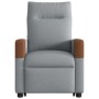 Sillón eléctrico reclinable elevable de tela gris claro en Sillones | Comprar online en Foru.es
