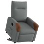 Sillón eléctrico reclinable elevable de tela gris oscuro en Sillones | Comprar online en Foru.es