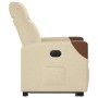 Sillón eléctrico reclinable elevable de tela color crema en Sillones | Comprar online en Foru.es