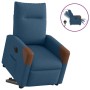 Sillón eléctrico reclinable elevable de tela azul en Sillones | Comprar online en Foru.es