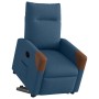 Sillón eléctrico reclinable elevable de tela azul en Sillones | Comprar online en Foru.es