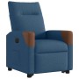 Sillón eléctrico reclinable elevable de tela azul en Sillones | Comprar online en Foru.es