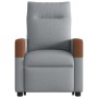 Sillón de masaje eléctrico reclinable elevable tela gris claro en Sillones | Comprar online en Foru.es