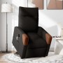 Sillón de masaje eléctrico reclinable elevable tela negro en Sillones | Comprar online en Foru.es
