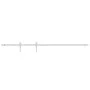 White carbon steel mini sliding wardrobe door kit 152 cm by vidaXL, doorframes - Ref: Foro24-151700, Price: 40,20 €, Discount: %