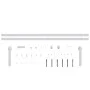 White carbon steel mini sliding door wardrobe kit 183 cm by vidaXL, doorframes - Ref: Foro24-151690, Price: 37,01 €, Discount: %