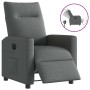 Sillón reclinable eléctrico de tela gris oscuro en Sillones | Comprar online en Foru.es