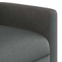 Sillón reclinable eléctrico de tela gris oscuro en Sillones | Comprar online en Foru.es