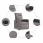 Sillón reclinable eléctrico tela gris taupé en Sillones | Comprar online en Foru.es