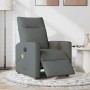 Sillón reclinable de masaje eléctrico tela gris oscuro en Sillones | Comprar online en Foru.es