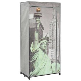 Armario de tela New York 75x45x160 cm en Armarios roperos | Comprar online en Foru.es