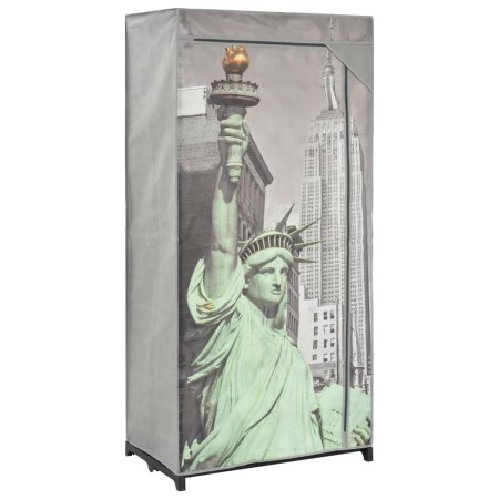 Armario de tela New York 75x45x160 cm en Armarios roperos | Comprar online en Foru.es