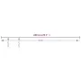 Mini sliding door kit for white carbon steel wardrobe 200 cm by vidaXL, doorframes - Ref: Foro24-151691, Price: 41,10 €, Disc...